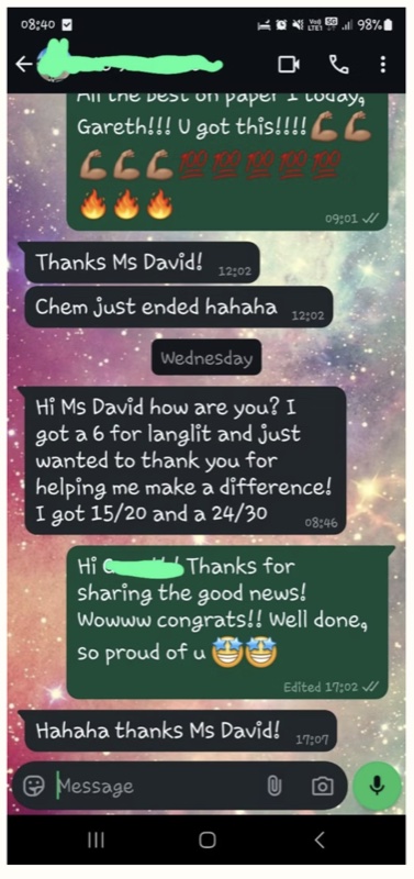 Parent and student feedback conversation 11