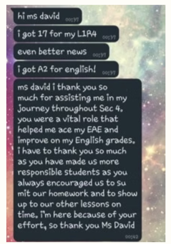 Parent and student feedback conversation 6